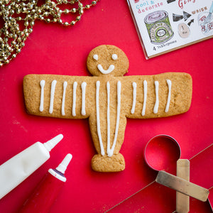 Open image in slideshow, Angel of the North Gingerbread Recipe Teatowel
