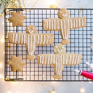 Angel of the North Gingerbread Recipe Teatowel