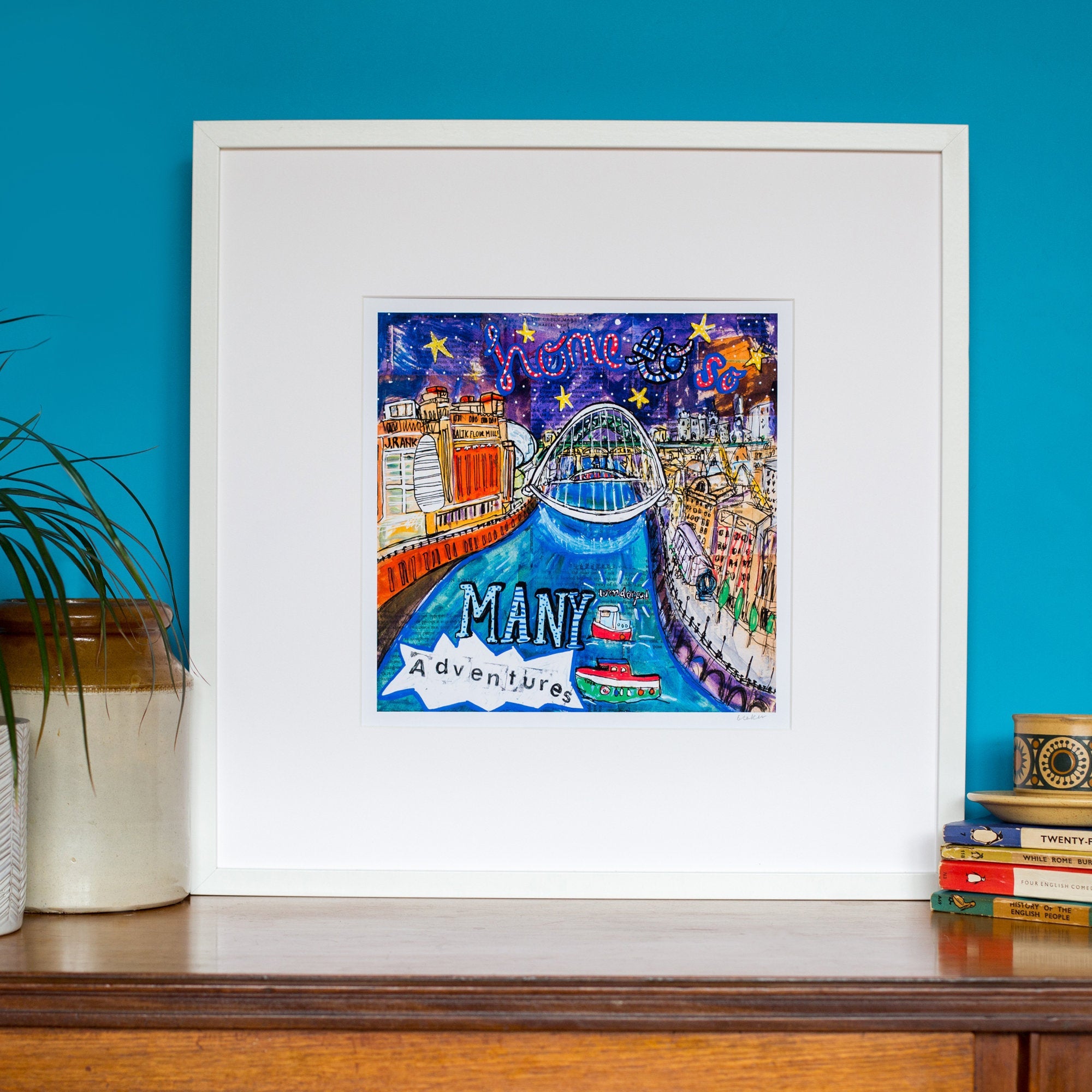 'Toon' Print (Large) Newcastle Quayside