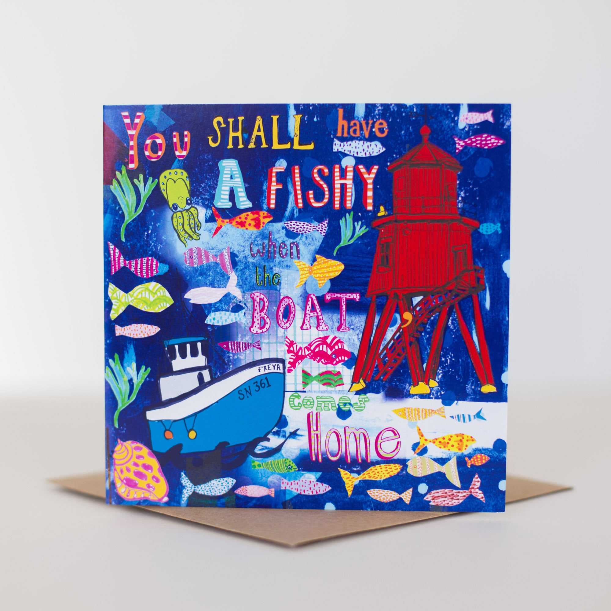 'You Shall Have a Fishy' Greetings Card