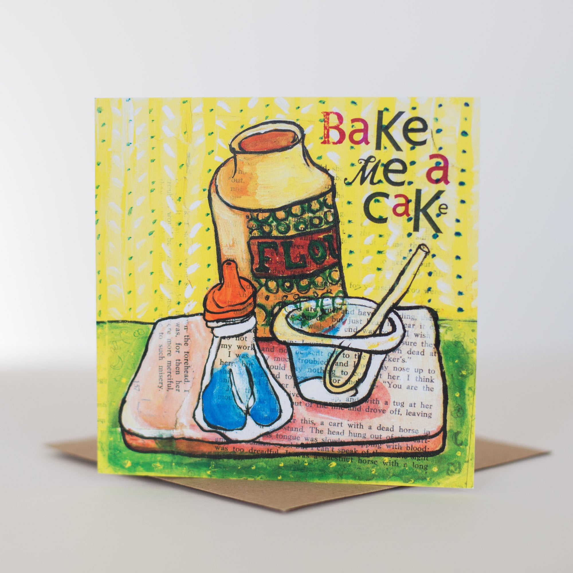 'Bake me a Cake' Greetings Card