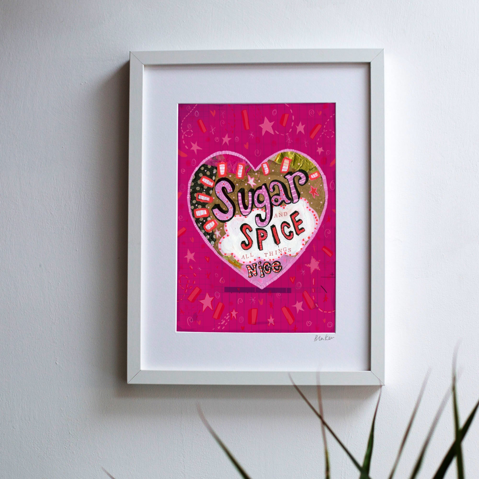 Sugar and Spice and All Things Nice A4 Print