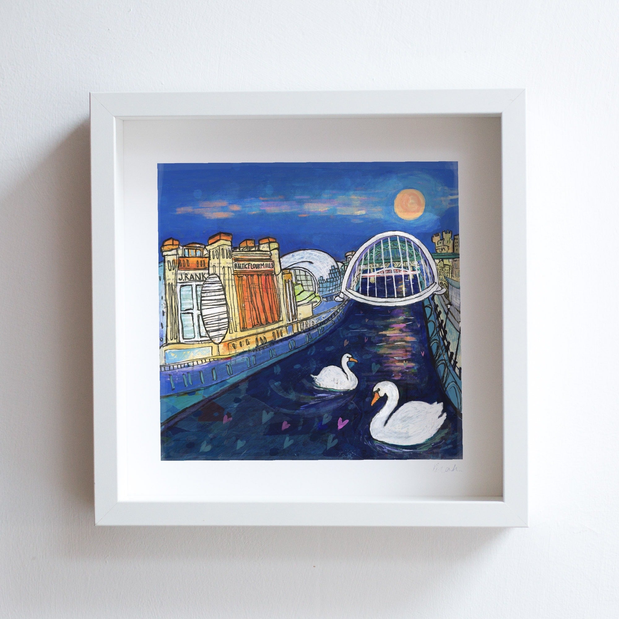 Swans on the Tyne | Newcastle Quayside | The Baltic | The Ouseburn | Wedding Baltic